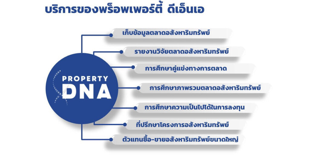 บริการของพร็อพเพอร์ตี้ ดีเอ็นเอ